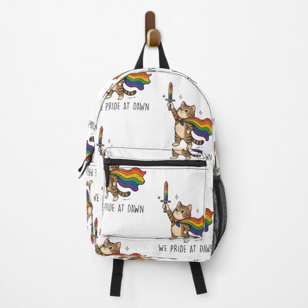 Item preview, We Ride At Dawn Cat Knight LGBTq Ally Pride Month designed and sold by iqenadak.