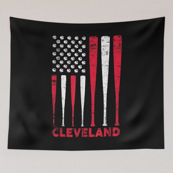 Item preview, Cleveland Baseball Flag Design designed and sold by SaryaSmyth19.