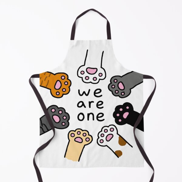 Item preview, Kawaii Cat Paws We Are One designed and sold by Imaginationbeyond.