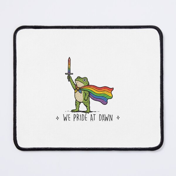 Item preview, We Ride At Dawn Frog Knight  LGBTq Ally Pride Month designed and sold by iqenadak.