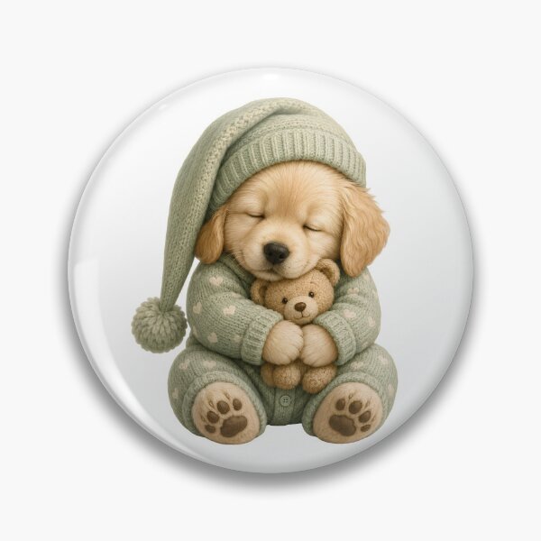 Item preview, Sleepy Puppy Bedtime Sticker designed and sold by DonnaByPT.