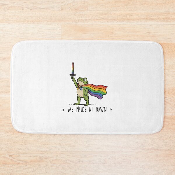 Item preview, We Ride At Dawn Frog Knight  LGBTq Ally Pride Month designed and sold by iqenadak.