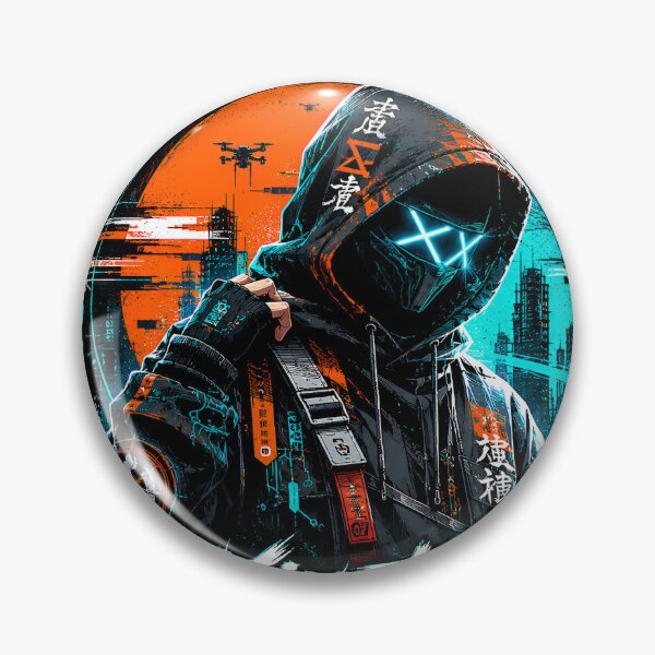 Item preview, Kinetic Shadow (Series 7) - Cyberpunk Streetwear Circuit Graphic Art designed and sold by RiteshCenter.