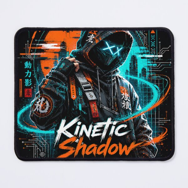 Item preview, Kinetic Shadow (Series 7) - Cyberpunk Streetwear Circuit Graphic Art designed and sold by RiteshCenter.