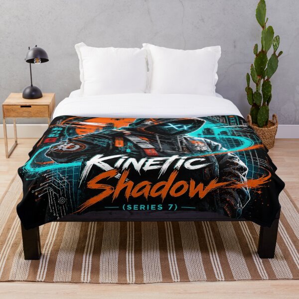 Item preview, Kinetic Shadow (Series 7) - Cyberpunk Streetwear Circuit Graphic Art designed and sold by RiteshCenter .