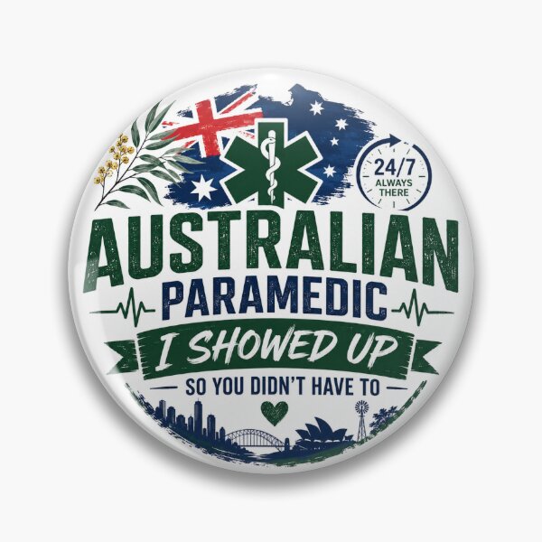 Item preview, Australian Paramedic - I Showed Up So You Didn't Have To designed and sold by CuratedByAdam.