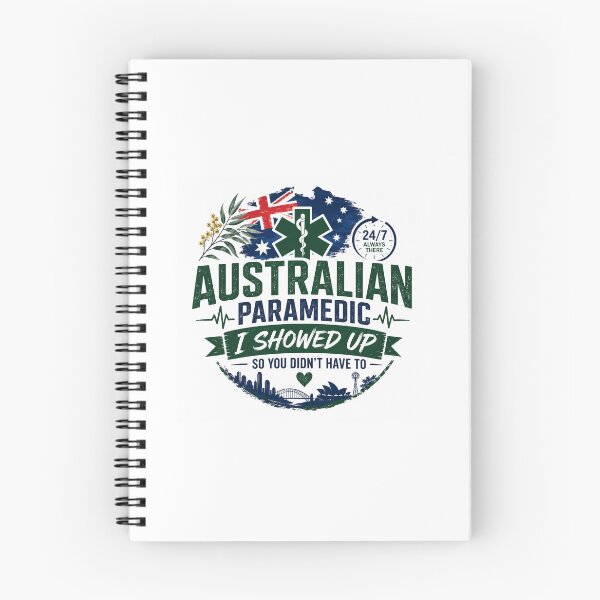 Item preview, Australian Paramedic - I Showed Up So You Didn't Have To designed and sold by CuratedByAdam.