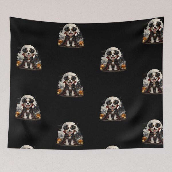 Item preview, Cute Vampire Dog Halloween | Spooky Gothic Puppy Design designed and sold by PoojaArtLab.