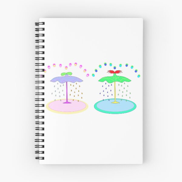 Item preview, Surrealist rainbow umbrellas raining party designed and sold by Momotopia.