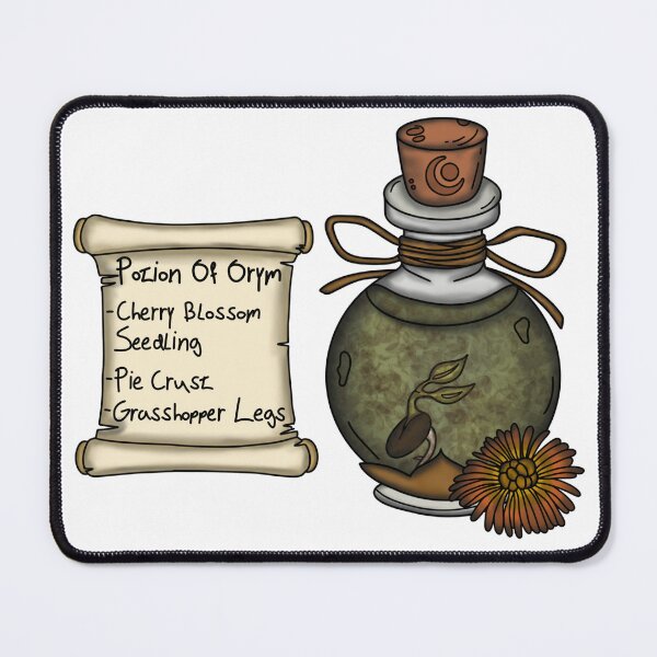 Item preview, Orym Potion Bottle and Ingredient List designed and sold by LunarAshes.