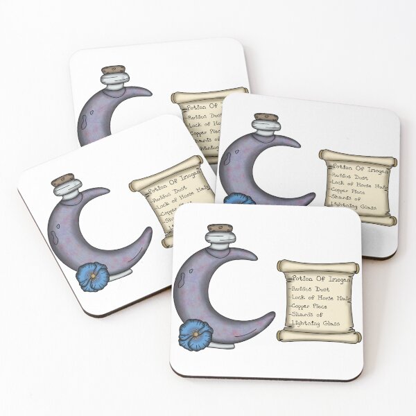 Item preview, Imogen Potion Bottle and Ingredient List designed and sold by LunarAshes.