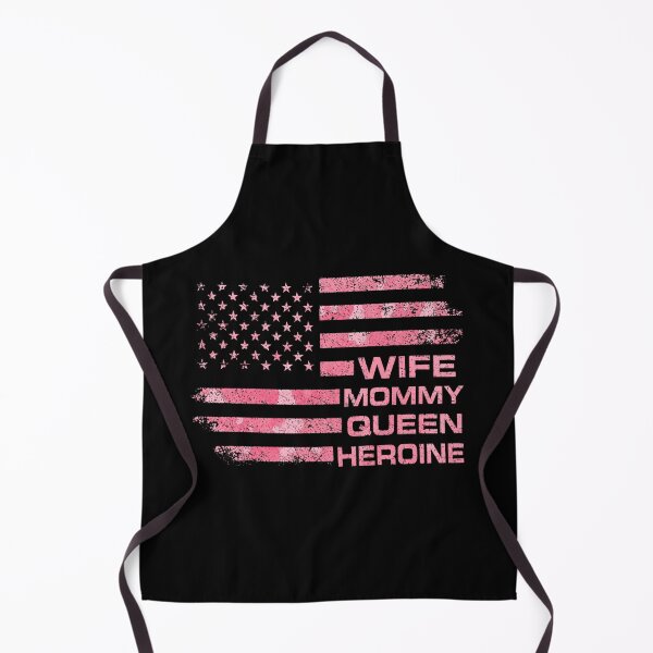 Item preview, Wife Mommy Queen Heroine Pink American Flag Graphic designed and sold by JerdbordinShop.