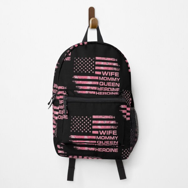 Item preview, Wife Mommy Queen Heroine Pink American Flag Graphic designed and sold by JerdbordinShop.
