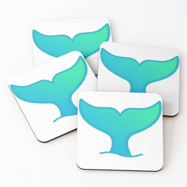Item preview, whale tail green designed and sold by Looplk.