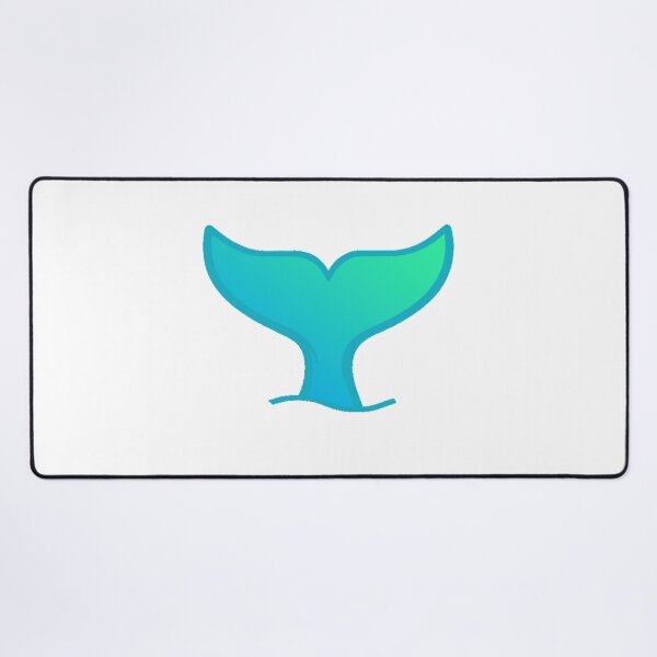 Item preview, whale tail green designed and sold by Looplk.