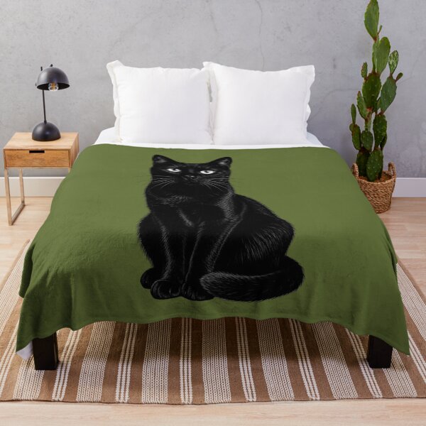 Item preview, Black Cat Artwork designed and sold by WoodPress.