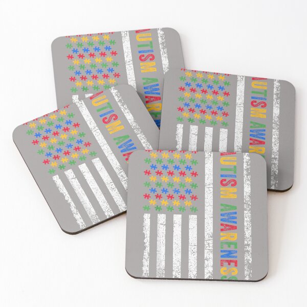 Item preview, Autism Awareness Mom Dad USA Flag Autistic Awareness designed and sold by KathieFaugh.