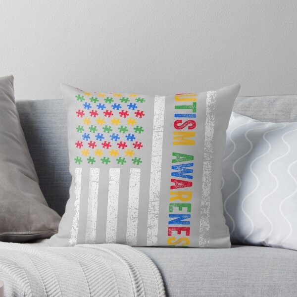 Item preview, Autism Awareness Mom Dad USA Flag Autistic Awareness designed and sold by KathieFaugh.