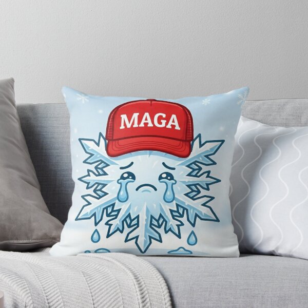 Item preview, MAGA Snowflake designed and sold by FakeNewsSticker.
