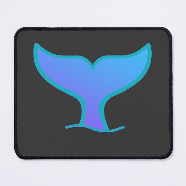 Item preview, whale tail blue  designed and sold by Looplk.