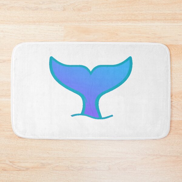 Item preview, whale tail blue  designed and sold by Looplk.