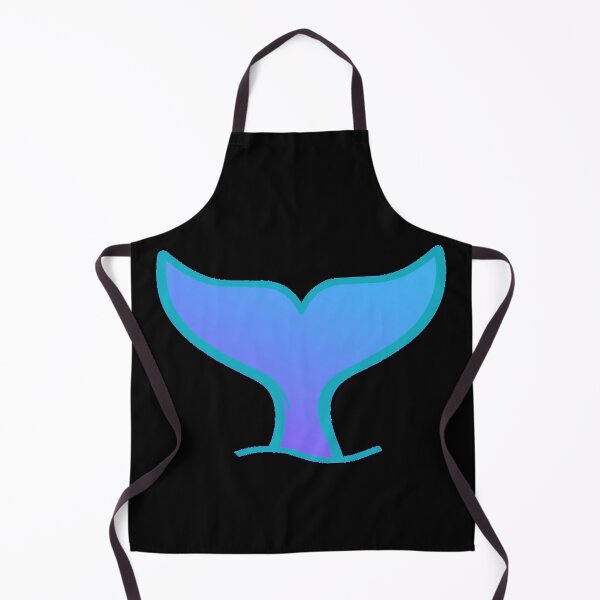 Item preview, whale tail blue designed and sold by Looplk.