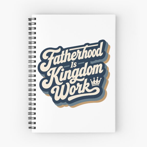 Item preview, Fatherhood Is Kingdom Work Christian Dad Father's Day Faith Design designed and sold by HahaHandlesHub.