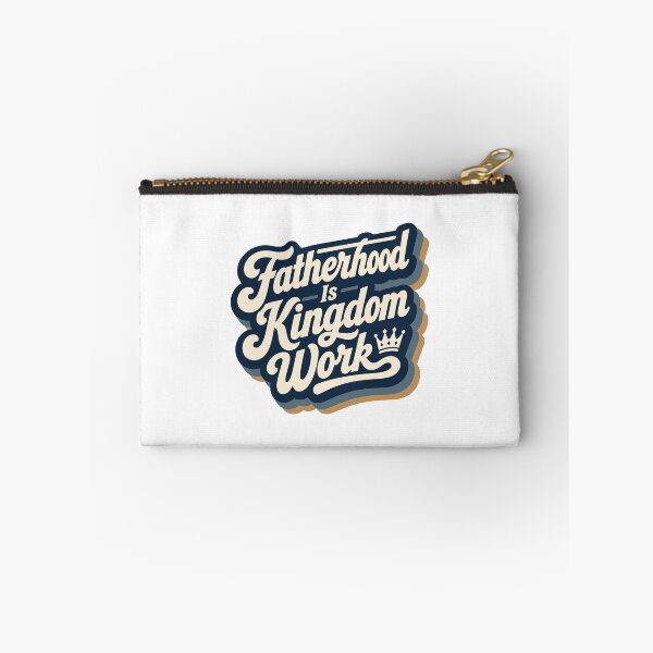 Item preview, Fatherhood Is Kingdom Work Christian Dad Father's Day Faith Design designed and sold by HahaHandlesHub.