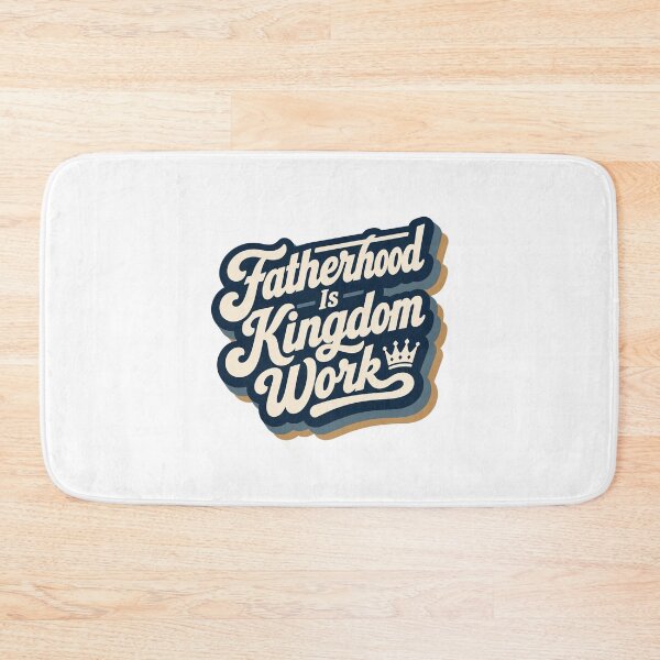 Item preview, Fatherhood Is Kingdom Work Christian Dad Father's Day Faith Design designed and sold by HahaHandlesHub.