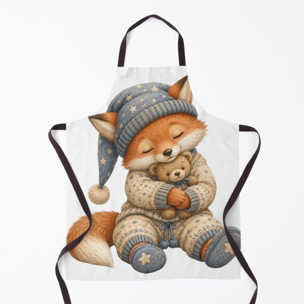 Item preview, Sleepy Fox Bedtime Sticker designed and sold by DonnaByPT.