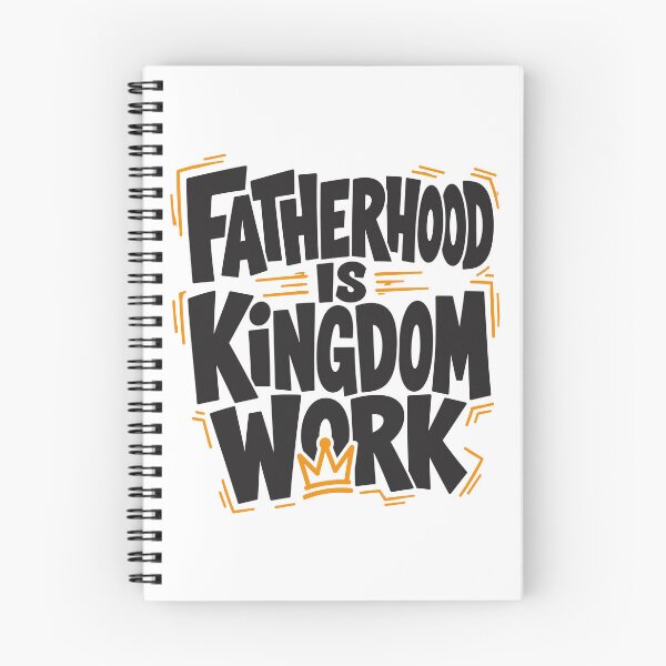 Item preview, Fatherhood Is Kingdom Work Christian Dad Father's Day PNG Design designed and sold by HahaHandlesHub.