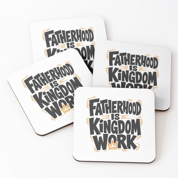 Item preview, Fatherhood Is Kingdom Work Christian Dad Father's Day PNG Design designed and sold by HahaHandlesHub.