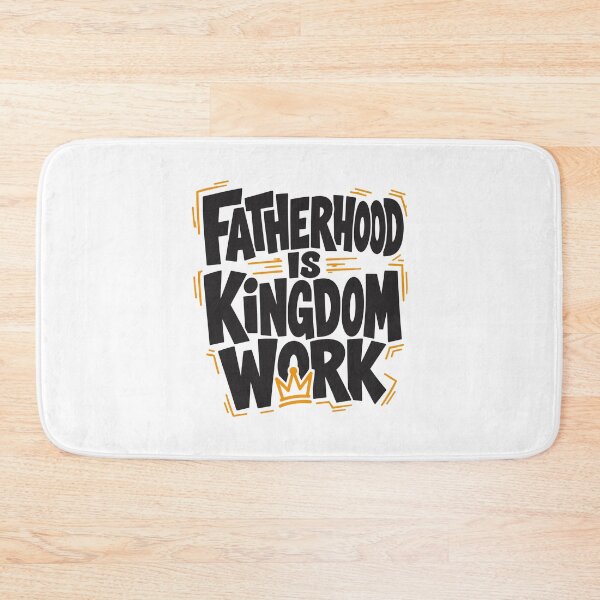 Item preview, Fatherhood Is Kingdom Work Christian Dad Father's Day PNG Design designed and sold by HahaHandlesHub.