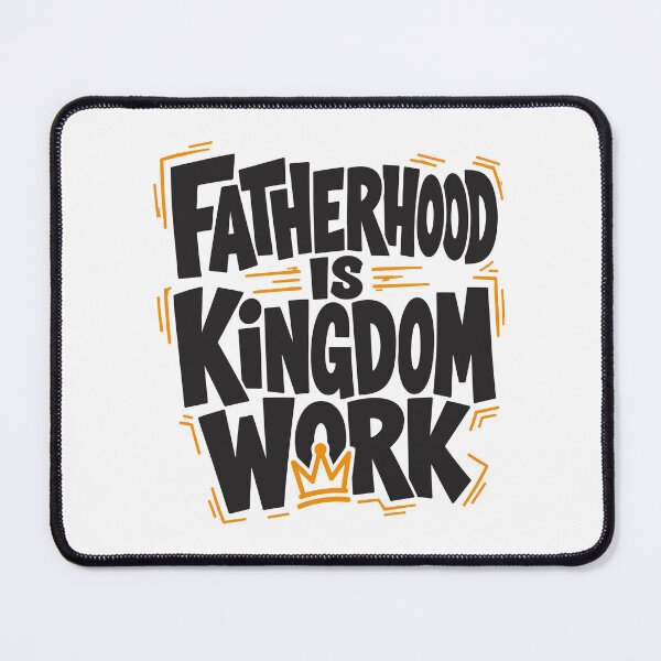 Item preview, Fatherhood Is Kingdom Work Christian Dad Father's Day PNG Design designed and sold by HahaHandlesHub.