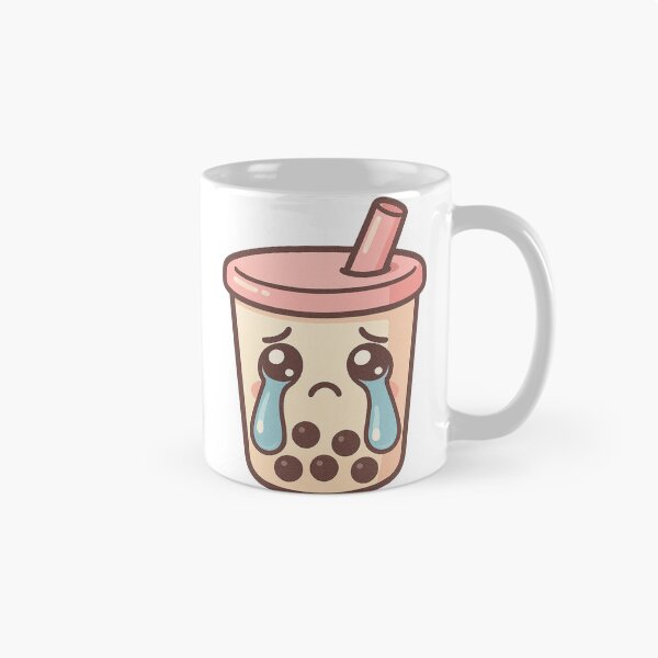 Item preview, Cute Sad Crying Boba Bubble Tea Sticker designed and sold by Tom-Riley.