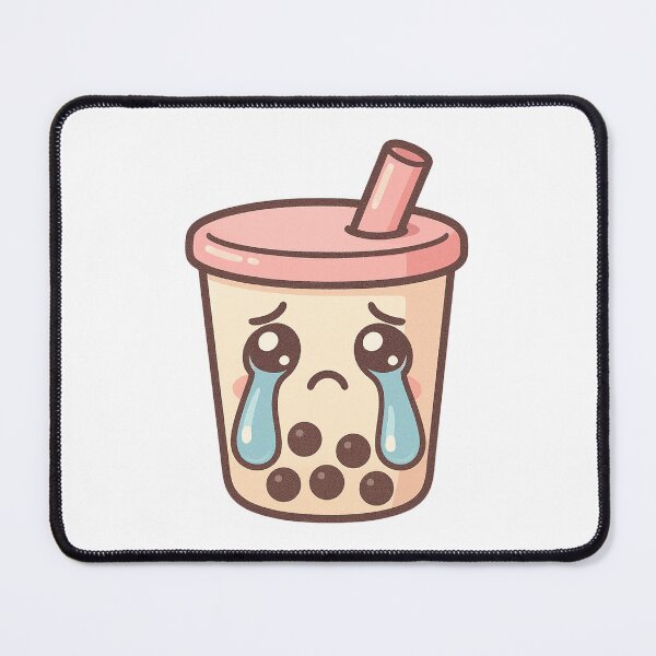 Item preview, Cute Sad Crying Boba Bubble Tea Sticker designed and sold by Tom-Riley.