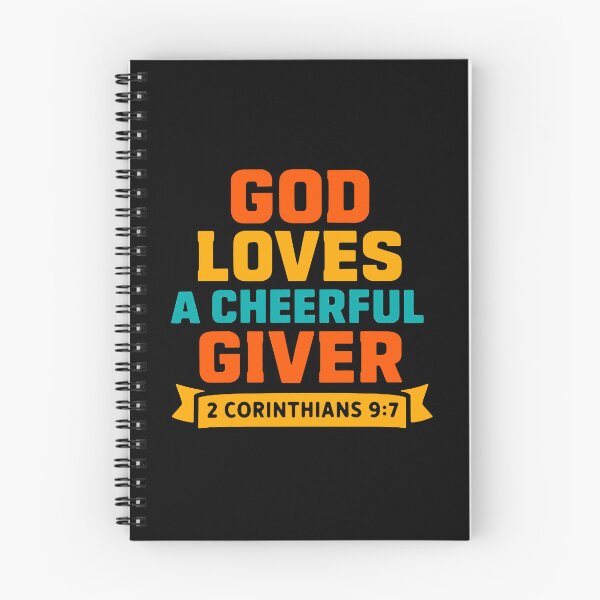 Item preview, 2 Corinthians 9:7 God Loves A Cheerful Giver designed and sold by plushism.