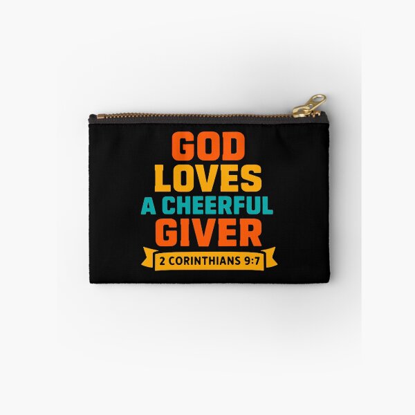 Item preview, 2 Corinthians 9:7 God Loves A Cheerful Giver designed and sold by plushism.