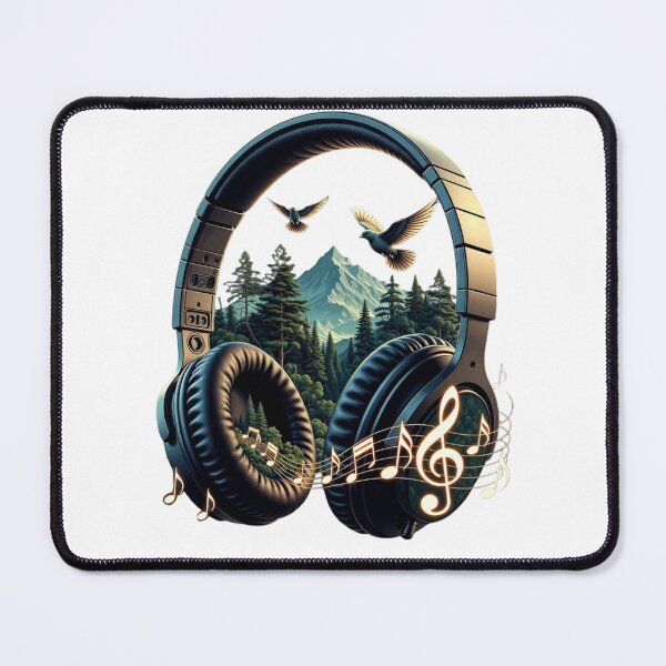 Item preview, Mountain Forest Music Headphones | Nature Soundscape designed and sold by NatureHarmony16.