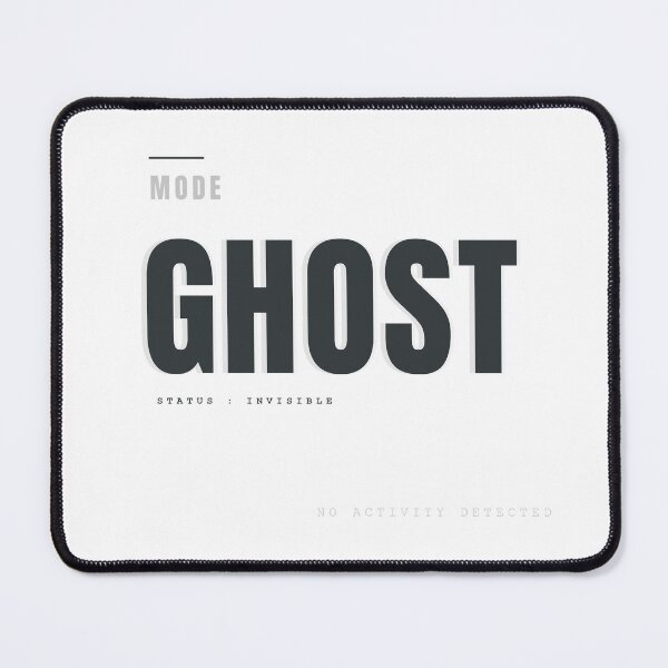 Item preview, GHOST MODE – Minimal Typography Streetwear Design designed and sold by HeartAndArtShop.