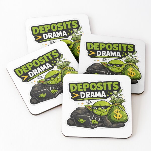 Item preview, Deposits > Drama Sticker | Funny Money Mindset Meme designed and sold by GoblinCapital.