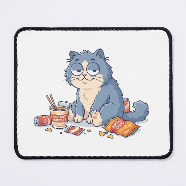 Item preview, Lazy Blue Cat designed and sold by aljulnar.