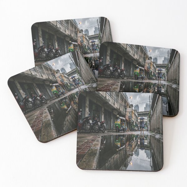 Item preview, Moody Bangkok Street: Rain Reflection designed and sold by Chaa-Design.