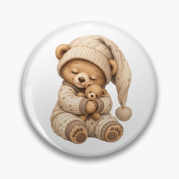 Item preview, Sleepy Bear Bedtime Sticker designed and sold by DonnaByPT.