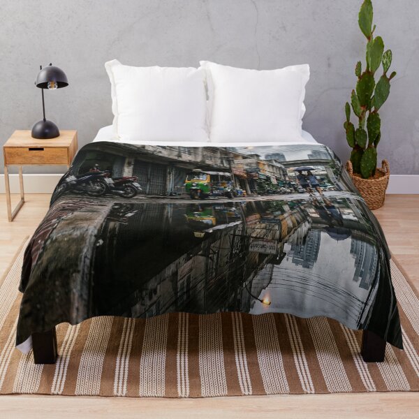 Item preview, Moody Bangkok Street: Rain Reflection designed and sold by Chaa-Design.