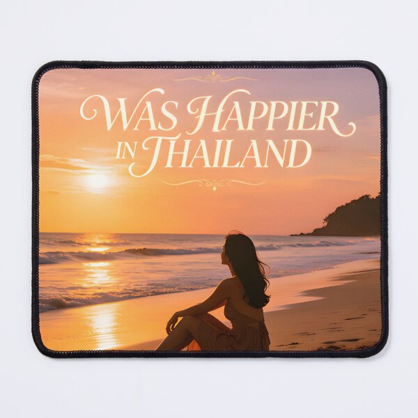Item preview, Was Happier in Thailand designed and sold by Arty Art.