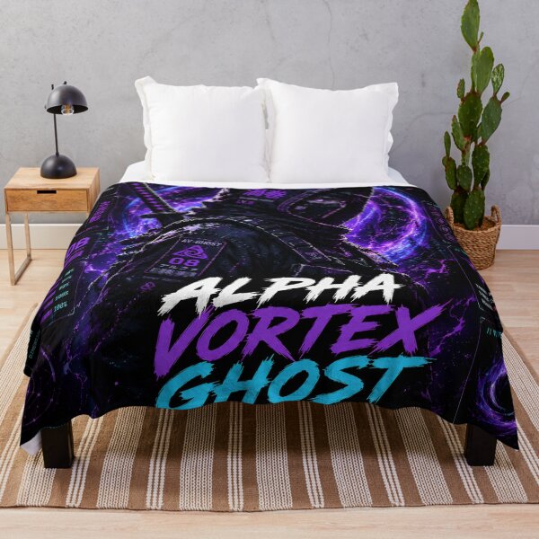 Item preview, Alpha Vortex Ghost (Series 8) - Dimensional Cyber Ninja Graphic Art designed and sold by RiteshCenter.