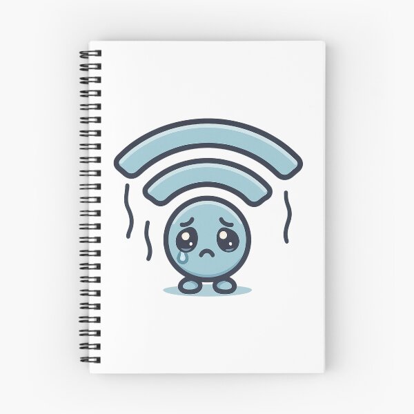 Item preview, Cute Sad Crying Weak Wifi Sticker designed and sold by Tom-Riley.