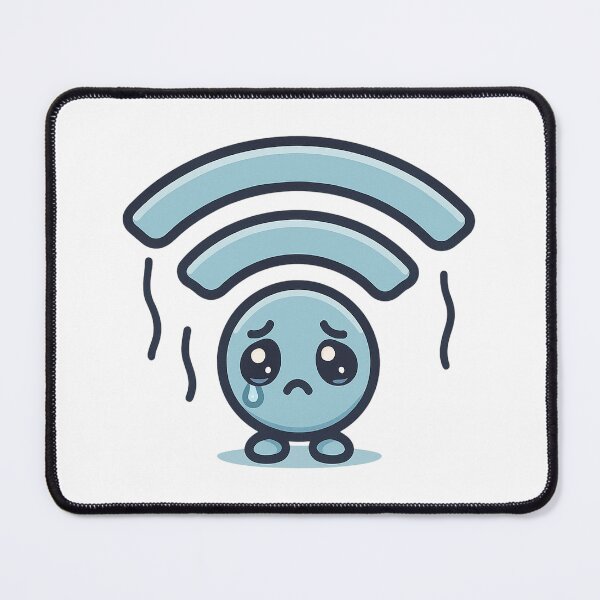 Item preview, Cute Sad Crying Weak Wifi Sticker designed and sold by Tom-Riley.