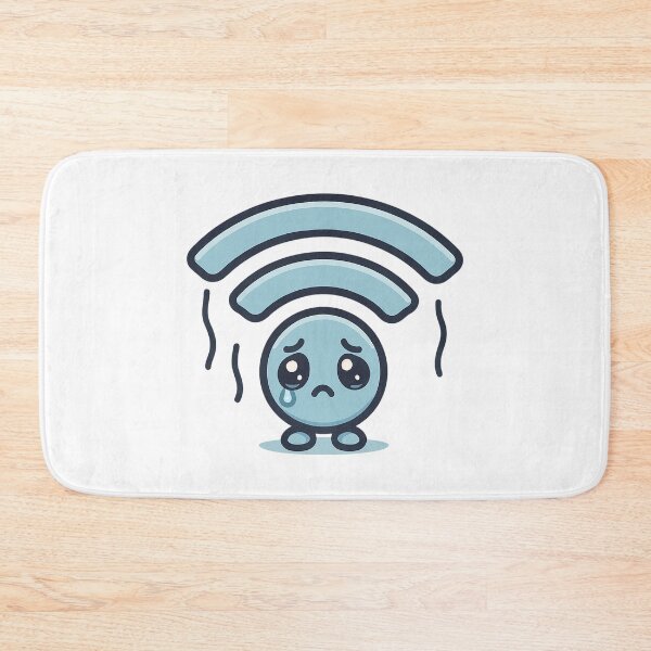Item preview, Cute Sad Crying Weak Wifi Sticker designed and sold by Tom-Riley.